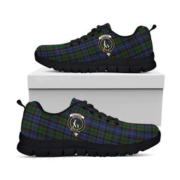 ScotsTee Shop Scottish Fletcher Clan Crest Tartan Sneakers Tartan Casual Shoes