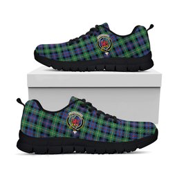 ScotsTee Shop Scottish Farquharson Ancient Clan Crest Tartan Sneakers Tartan Casual Shoes