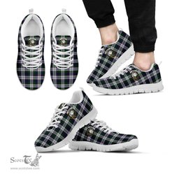 ScotsTee Shop Scottish Campbell of Cawdor Dress Clan Crest Tartan Sneakers Tartan Casual Shoes