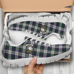 ScotsTee Shop Scottish Campbell of Cawdor Dress Clan Crest Tartan Sneakers Tartan Casual Shoes