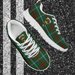 ScotsTee Shop Scottish Gayre Clan Crest Tartan Sneakers Tartan Casual Shoes
