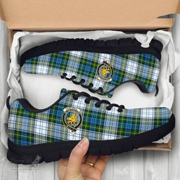 ScotsTee Shop Scottish Campbell Dress Clan Crest Tartan Sneakers Tartan Casual Shoes