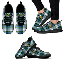 ScotsTee Shop Scottish Campbell Dress Clan Crest Tartan Sneakers Tartan Casual Shoes