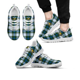 ScotsTee Shop Scottish Campbell Dress Clan Crest Tartan Sneakers Tartan Casual Shoes