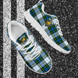 ScotsTee Shop Scottish Campbell Dress Clan Crest Tartan Sneakers Tartan Casual Shoes