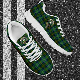 ScotsTee Shop Scottish Cranstoun Clan Crest Tartan Sneakers Tartan Casual Shoes