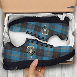 ScotsTee Shop Scottish Garden Clan Crest Tartan Sneakers Tartan Casual Shoes