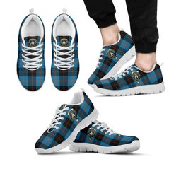 ScotsTee Shop Scottish Garden Clan Crest Tartan Sneakers Tartan Casual Shoes