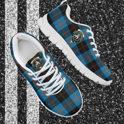 ScotsTee Shop Scottish Garden Clan Crest Tartan Sneakers Tartan Casual Shoes