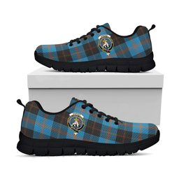 ScotsTee Shop Scottish Garden Clan Crest Tartan Sneakers Tartan Casual Shoes