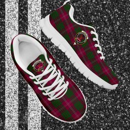 ScotsTee Shop Scottish Crawford Clan Crest Tartan Sneakers Tartan Casual Shoes