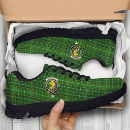 ScotsTee Shop Scottish Forrester Hunting Clan Crest Tartan Sneakers Tartan Casual Shoes