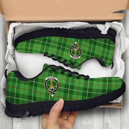 ScotsTee Shop Scottish Galloway Clan Crest Tartan Sneakers Tartan Casual Shoes