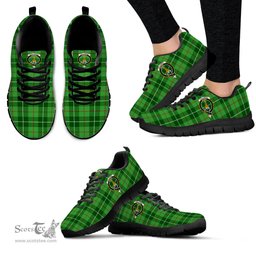 ScotsTee Shop Scottish Galloway Clan Crest Tartan Sneakers Tartan Casual Shoes