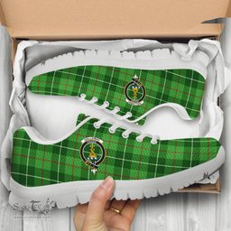 ScotsTee Shop Scottish Galloway Clan Crest Tartan Sneakers Tartan Casual Shoes