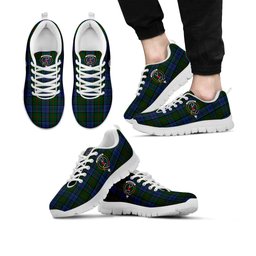 ScotsTee Shop Scottish Colquhoun Clan Crest Tartan Sneakers Tartan Casual Shoes