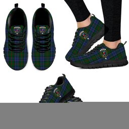 ScotsTee Shop Scottish Colquhoun Clan Crest Tartan Sneakers Tartan Casual Shoes