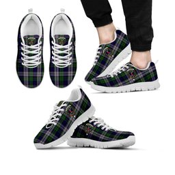 ScotsTee Shop Scottish Colquhoun Dress Clan Crest Tartan Sneakers Tartan Casual Shoes