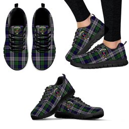 ScotsTee Shop Scottish Colquhoun Dress Clan Crest Tartan Sneakers Tartan Casual Shoes