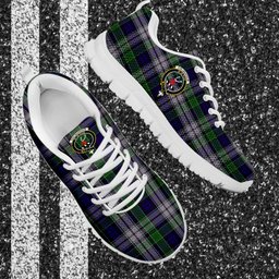 ScotsTee Shop Scottish Colquhoun Dress Clan Crest Tartan Sneakers Tartan Casual Shoes
