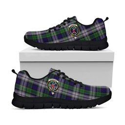 ScotsTee Shop Scottish Colquhoun Dress Clan Crest Tartan Sneakers Tartan Casual Shoes