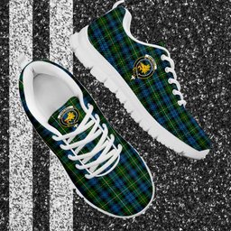 ScotsTee Shop Scottish Campbell of Argyll #02 Clan Crest Tartan Sneakers Tartan Casual Shoes