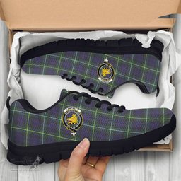 ScotsTee Shop Scottish Campbell Argyll Modern Clan Crest Tartan Sneakers Tartan Casual Shoes