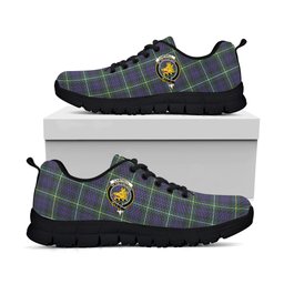 ScotsTee Shop Scottish Campbell Argyll Modern Clan Crest Tartan Sneakers Tartan Casual Shoes
