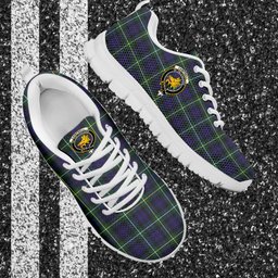ScotsTee Shop Scottish Campbell Argyll Modern Clan Crest Tartan Sneakers Tartan Casual Shoes