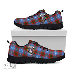 ScotsTee Shop Scottish Dalmahoy Clan Crest Tartan Sneakers Tartan Casual Shoes