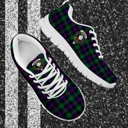 ScotsTee Shop Scottish Campbell of Cawdor Modern Clan Crest Tartan Sneakers Tartan Casual Shoes