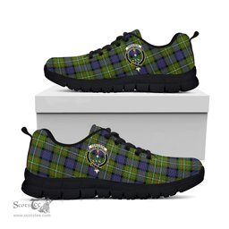 ScotsTee Shop Scottish Ferguson Modern Clan Crest Tartan Sneakers Tartan Casual Shoes