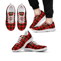 ScotsTee Shop Scottish Fenton Clan Crest Tartan Sneakers Tartan Casual Shoes