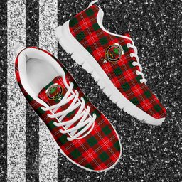 ScotsTee Shop Scottish Fenton Clan Crest Tartan Sneakers Tartan Casual Shoes