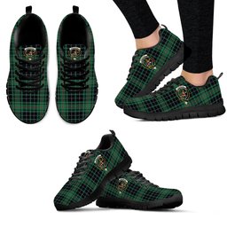 ScotsTee Shop Scottish MacAulay Hunting Ancient Clan Crest Tartan Sneakers Tartan Casual Shoes