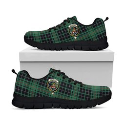 ScotsTee Shop Scottish MacAulay Hunting Ancient Clan Crest Tartan Sneakers Tartan Casual Shoes