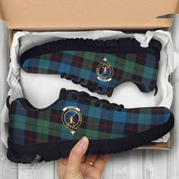 ScotsTee Shop Scottish Guthrie Clan Crest Tartan Sneakers Tartan Casual Shoes