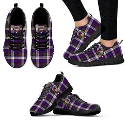 ScotsTee Shop Scottish MacDonald Dress Modern Clan Crest Tartan Sneakers Tartan Casual Shoes
