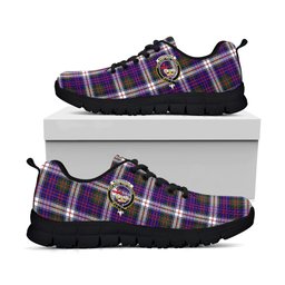 ScotsTee Shop Scottish MacDonald Dress Modern Clan Crest Tartan Sneakers Tartan Casual Shoes