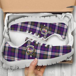 ScotsTee Shop Scottish MacDonald Dress Modern Clan Crest Tartan Sneakers Tartan Casual Shoes