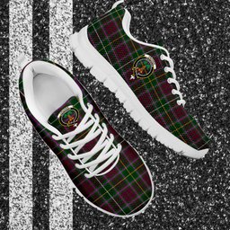 ScotsTee Shop Scottish Crosbie Clan Crest Tartan Sneakers Tartan Casual Shoes