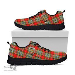 ScotsTee Shop Scottish Chattan Clan Crest Tartan Sneakers Tartan Casual Shoes