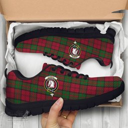 ScotsTee Shop Scottish Dunbar Clan Crest Tartan Sneakers Tartan Casual Shoes