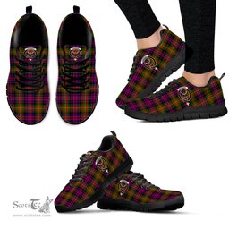 ScotsTee Shop Scottish Carnegie Modern Clan Crest Tartan Sneakers Tartan Casual Shoes