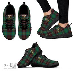 ScotsTee Shop Scottish Chisholm Hunting Ancient Clan Crest Tartan Sneakers Tartan Casual Shoes