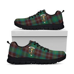 ScotsTee Shop Scottish Chisholm Hunting Ancient Clan Crest Tartan Sneakers Tartan Casual Shoes