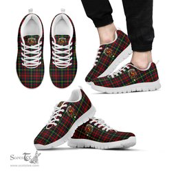 ScotsTee Shop Scottish MacIntosh Hunting Modern Clan Crest Tartan Sneakers Tartan Casual Shoes