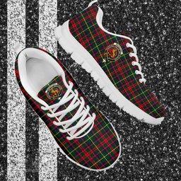 ScotsTee Shop Scottish MacIntosh Hunting Modern Clan Crest Tartan Sneakers Tartan Casual Shoes