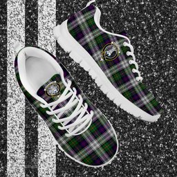 ScotsTee Shop Scottish MacCallum Dress Clan Crest Tartan Sneakers Tartan Casual Shoes