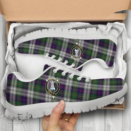 ScotsTee Shop Scottish MacCallum Dress Clan Crest Tartan Sneakers Tartan Casual Shoes